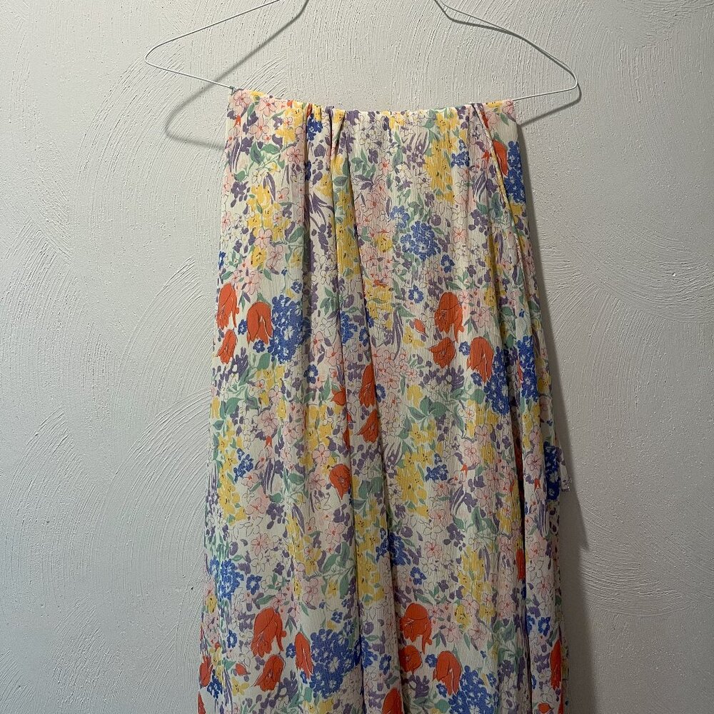 Mango Ruffle Floral Dress